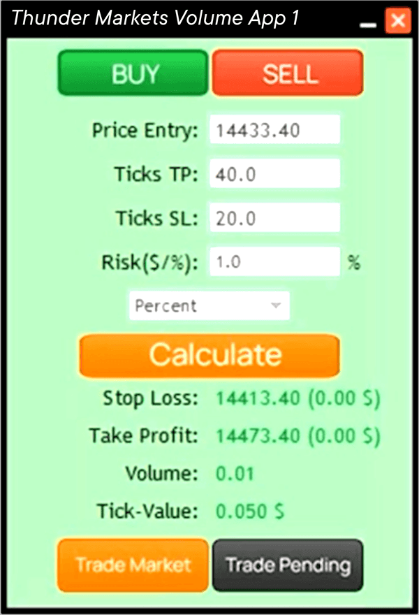 Thunder Markets Volume App 1